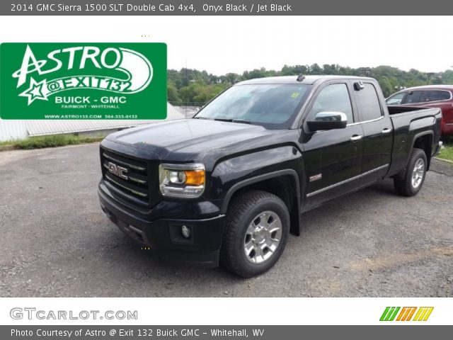 2014 GMC Sierra 1500 SLT Double Cab 4x4 in Onyx Black