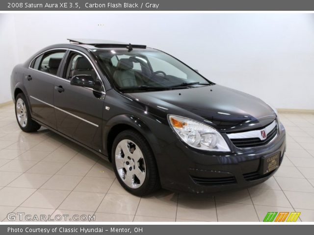 2008 Saturn Aura XE 3.5 in Carbon Flash Black