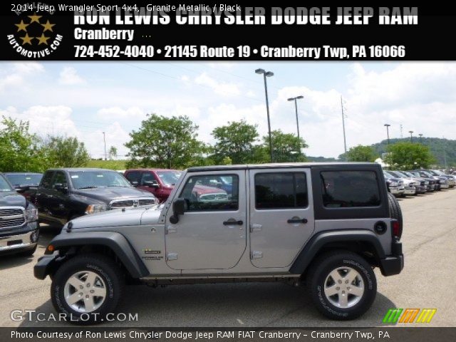 2014 Jeep Wrangler Sport 4x4 in Granite Metallic