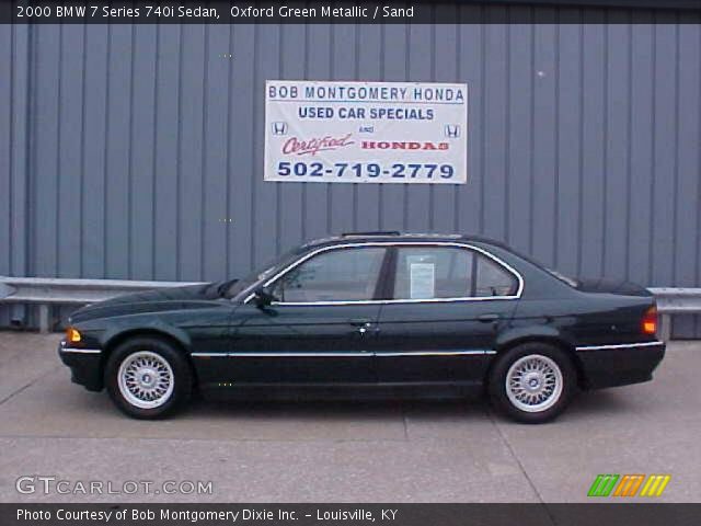 2000 BMW 7 Series 740i Sedan in Oxford Green Metallic