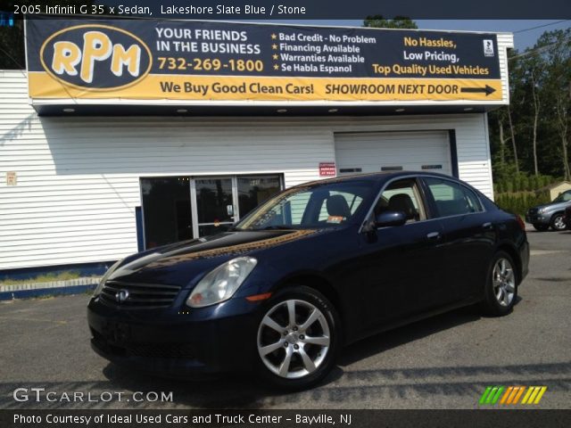 2005 Infiniti G 35 x Sedan in Lakeshore Slate Blue