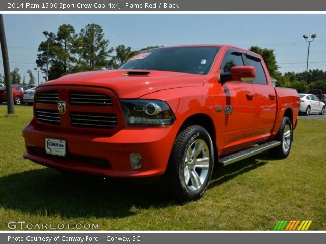 2014 Ram 1500 Sport Crew Cab 4x4 in Flame Red