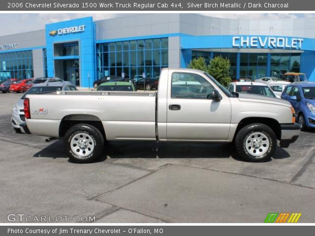 2006 Chevrolet Silverado 1500 Work Truck Regular Cab 4x4 in Silver Birch Metallic
