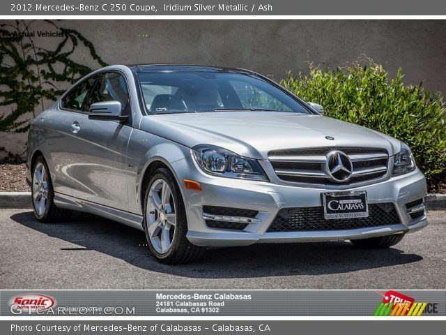 2012 Mercedes-Benz C 250 Coupe in Iridium Silver Metallic