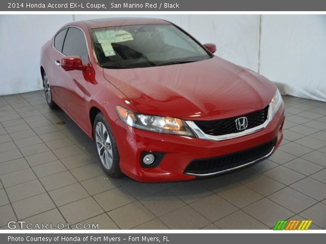 2014 Honda Accord EX-L Coupe in San Marino Red