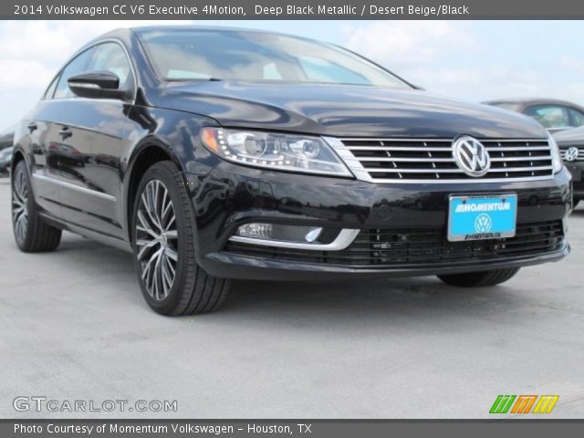 2014 Volkswagen CC V6 Executive 4Motion in Deep Black Metallic
