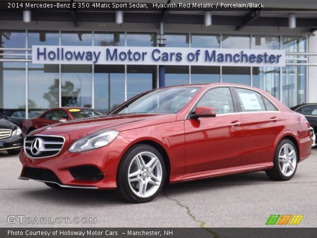 2014 Mercedes-Benz E 350 4Matic Sport Sedan in Hyacinth Red Metallic