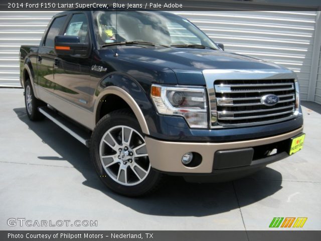 2014 Ford F150 Lariat SuperCrew in Blue Jeans