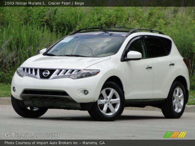 2009 Nissan Murano S in Glacier Pearl