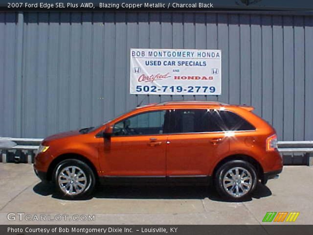 2007 Ford Edge SEL Plus AWD in Blazing Copper Metallic