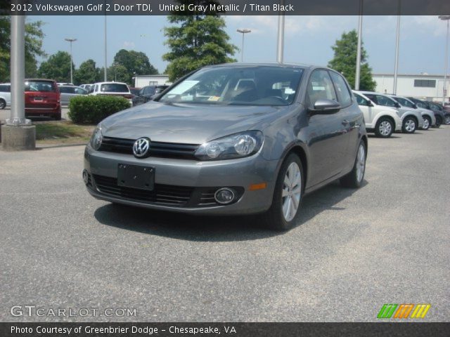 2012 Volkswagen Golf 2 Door TDI in United Gray Metallic
