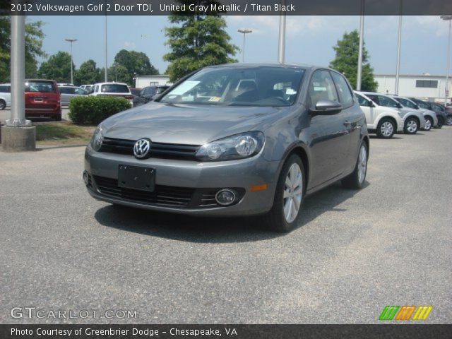 2012 Volkswagen Golf 2 Door TDI in United Gray Metallic