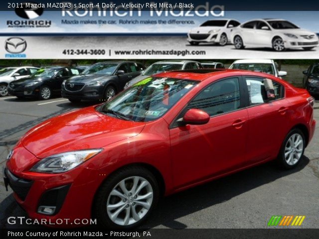 2011 Mazda MAZDA3 s Sport 4 Door in Velocity Red Mica