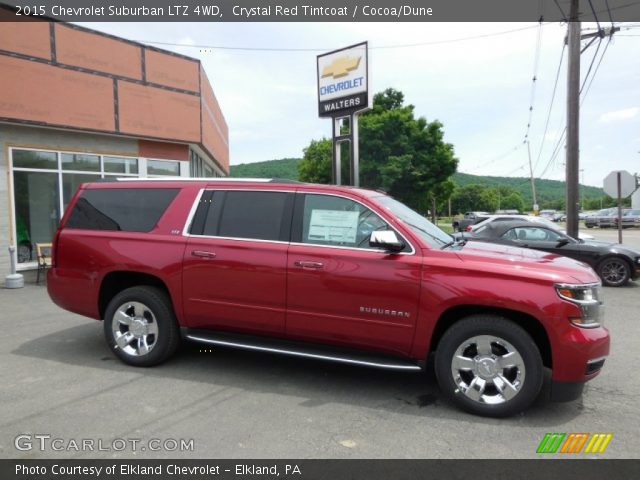 2015 Chevrolet Suburban LTZ 4WD in Crystal Red Tintcoat