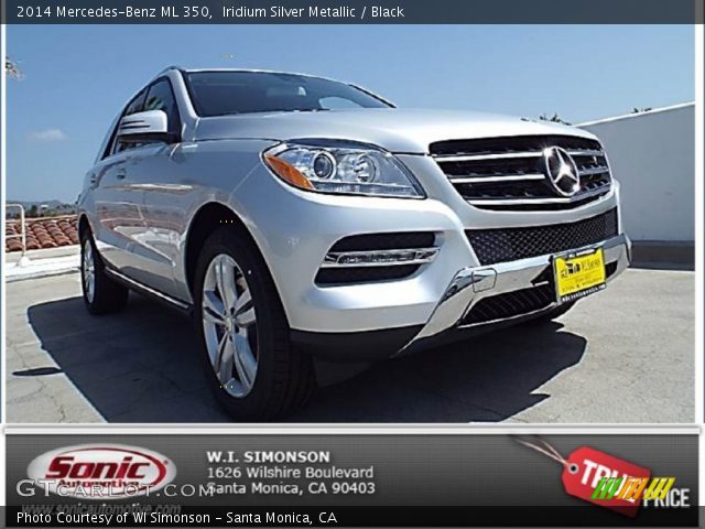 2014 Mercedes-Benz ML 350 in Iridium Silver Metallic