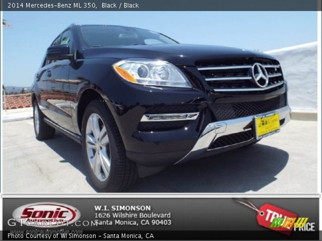 2014 Mercedes-Benz ML 350 in Black