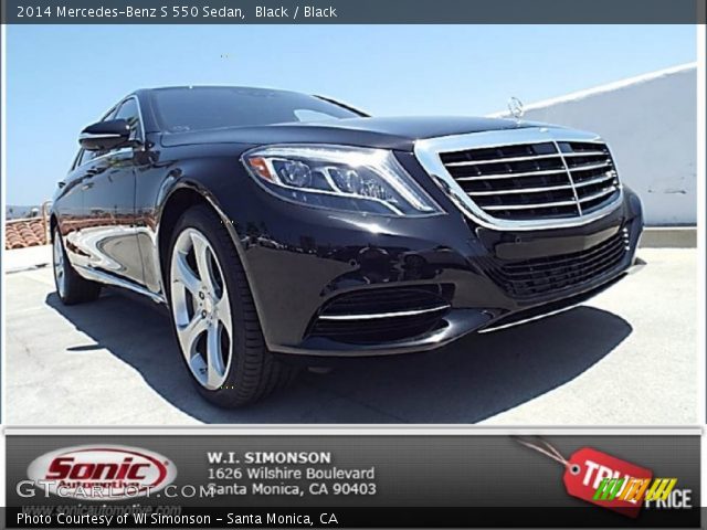 2014 Mercedes-Benz S 550 Sedan in Black