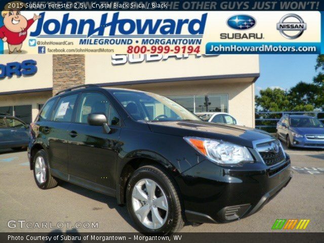 2015 Subaru Forester 2.5i in Crystal Black Silica