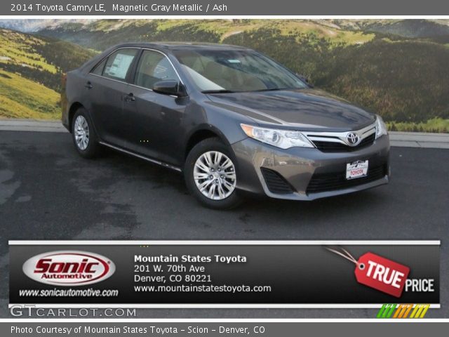 2014 Toyota Camry LE in Magnetic Gray Metallic