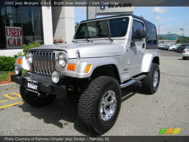 2006 Jeep Wrangler X 4x4 in Bright Silver Metallic
