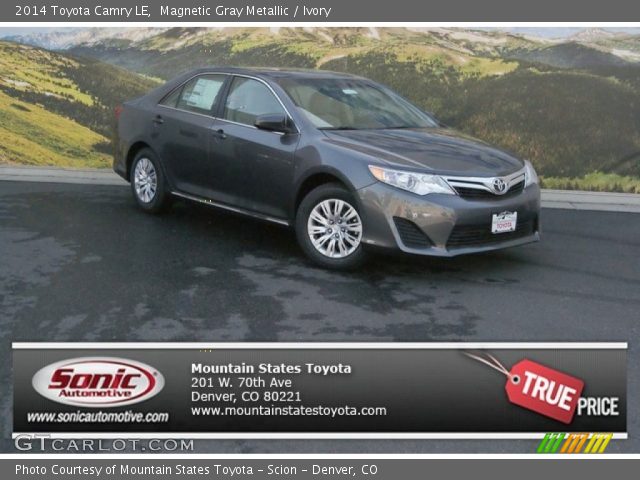 2014 Toyota Camry LE in Magnetic Gray Metallic