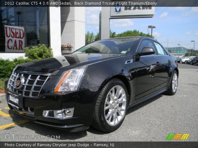 2012 Cadillac CTS 4 3.6 AWD Sedan in Black Diamond Tricoat