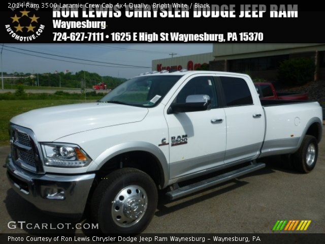 2014 Ram 3500 Laramie Crew Cab 4x4 Dually in Bright White