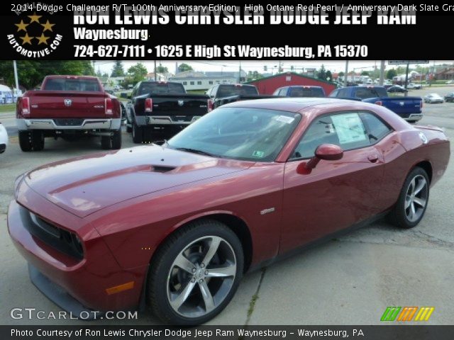 2014 Dodge Challenger R/T 100th Anniversary Edition in High Octane Red Pearl