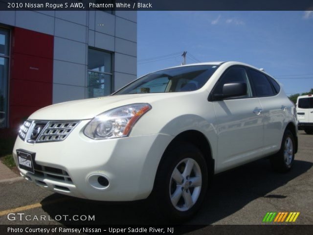 2010 Nissan Rogue S AWD in Phantom White