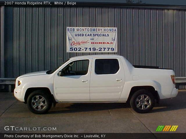 2007 Honda Ridgeline RTX in White