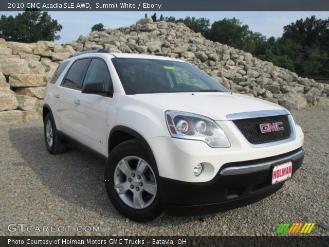 2010 GMC Acadia SLE AWD in Summit White