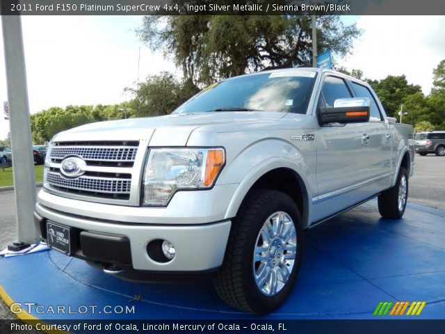 2011 Ford F150 Platinum SuperCrew 4x4 in Ingot Silver Metallic