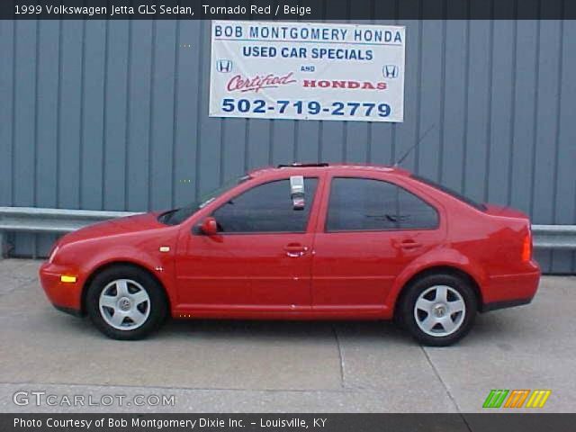 1999 Volkswagen Jetta GLS Sedan in Tornado Red
