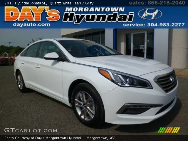 2015 Hyundai Sonata SE in Quartz White Pearl