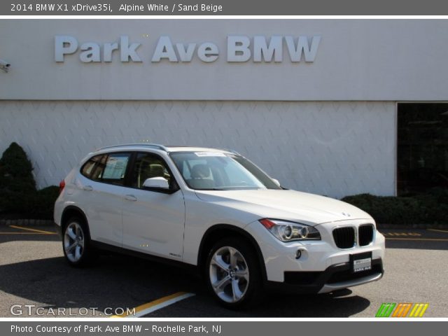 2014 BMW X1 xDrive35i in Alpine White