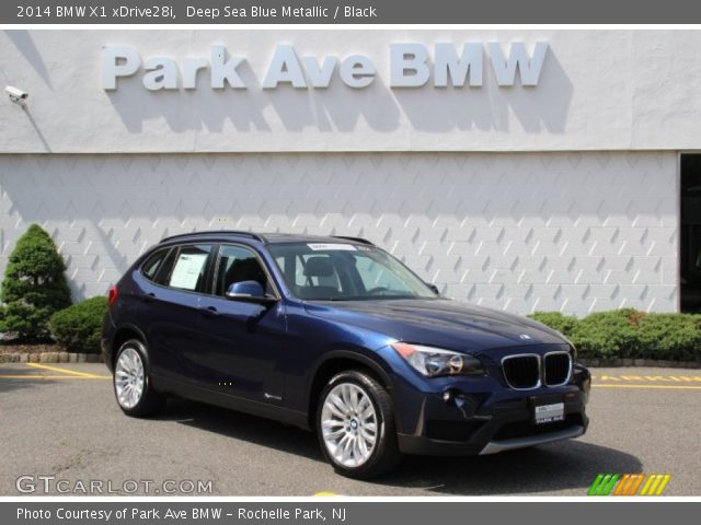 2014 BMW X1 xDrive28i in Deep Sea Blue Metallic