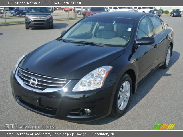 2012 Nissan Altima 2.5 S in Super Black