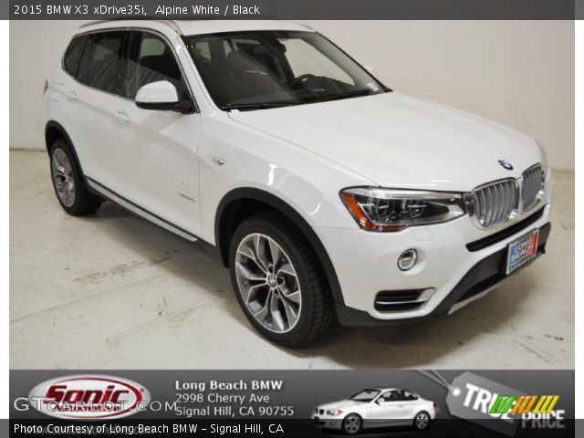 2015 BMW X3 xDrive35i in Alpine White