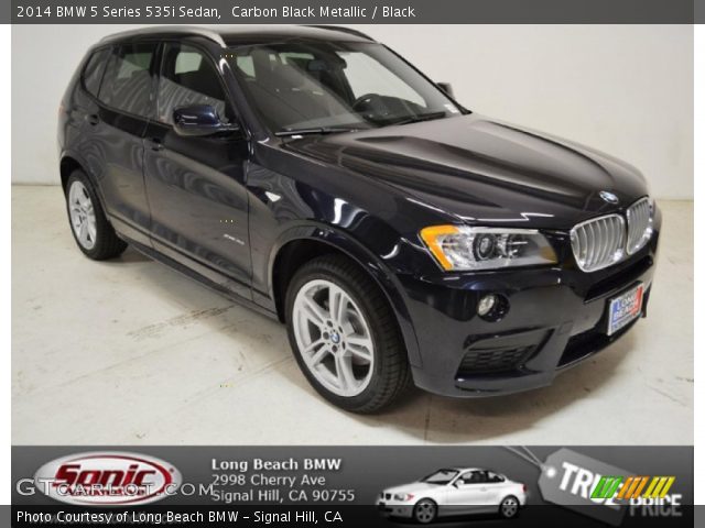 2014 BMW 5 Series 535i Sedan in Carbon Black Metallic