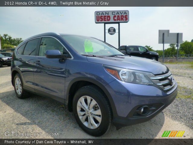 2012 Honda CR-V EX-L 4WD in Twilight Blue Metallic