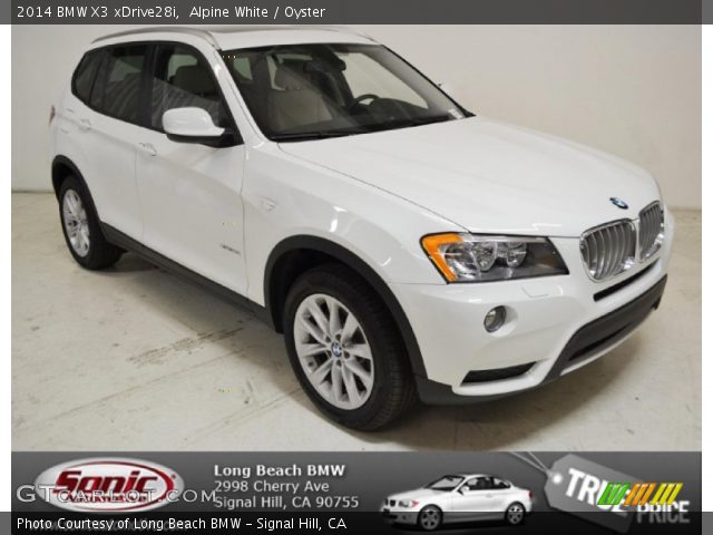 2014 BMW X3 xDrive28i in Alpine White