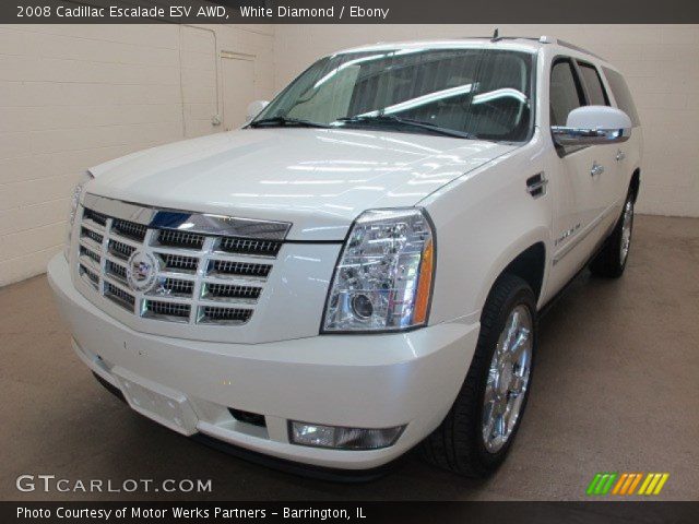 2008 Cadillac Escalade ESV AWD in White Diamond