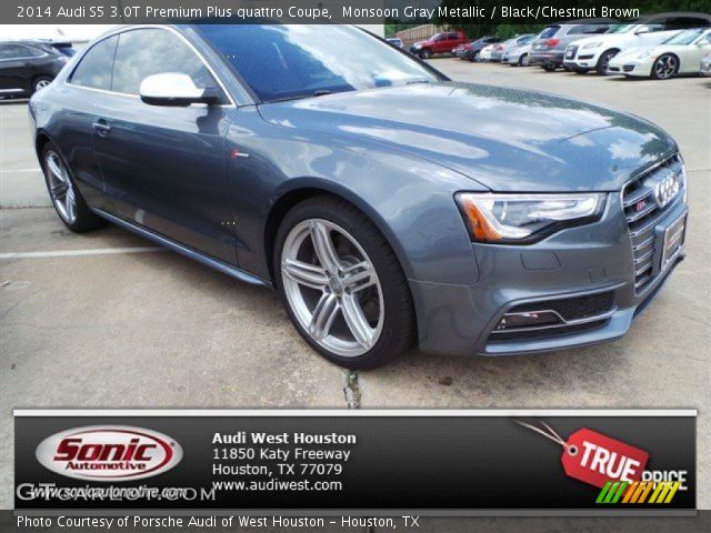 2014 Audi S5 3.0T Premium Plus quattro Coupe in Monsoon Gray Metallic