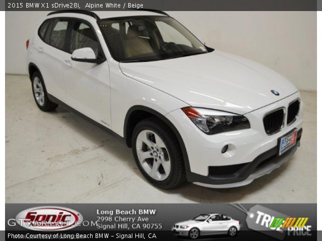 2015 BMW X1 sDrive28i in Alpine White