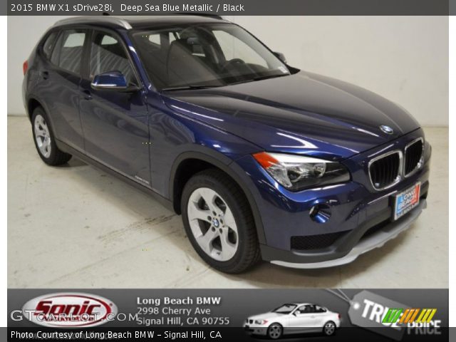 2015 BMW X1 sDrive28i in Deep Sea Blue Metallic