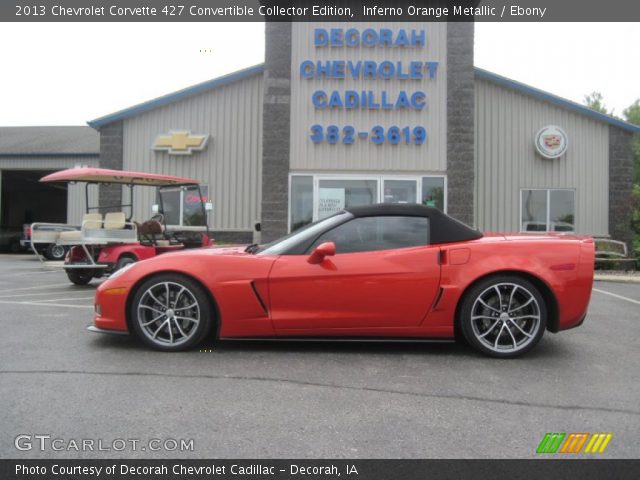 2013 Chevrolet Corvette 427 Convertible Collector Edition in Inferno Orange Metallic