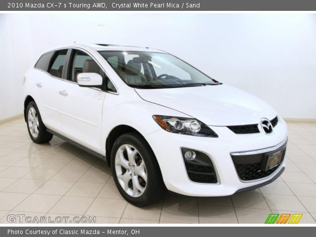 2010 Mazda CX-7 s Touring AWD in Crystal White Pearl Mica