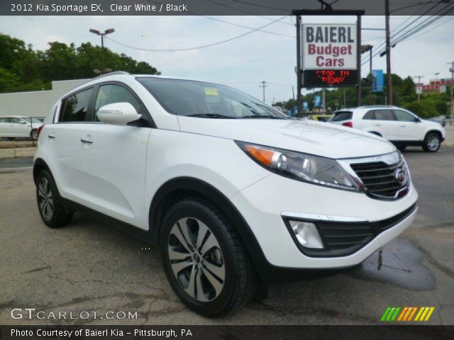 2012 Kia Sportage EX in Clear White