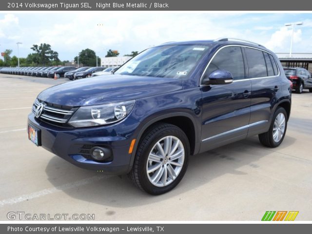 2014 Volkswagen Tiguan SEL in Night Blue Metallic