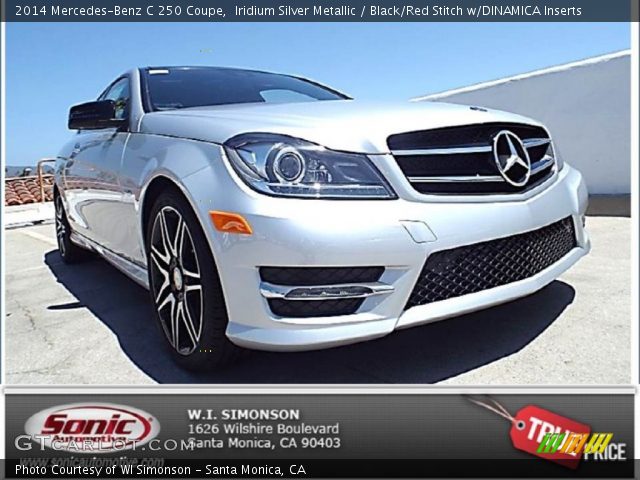 2014 Mercedes-Benz C 250 Coupe in Iridium Silver Metallic